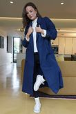 Mercer Soft Twill Trench Navy /20 =